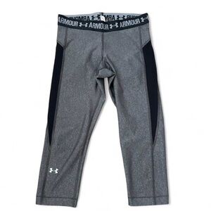 Under Armour Kids Leggings in Gray and Black